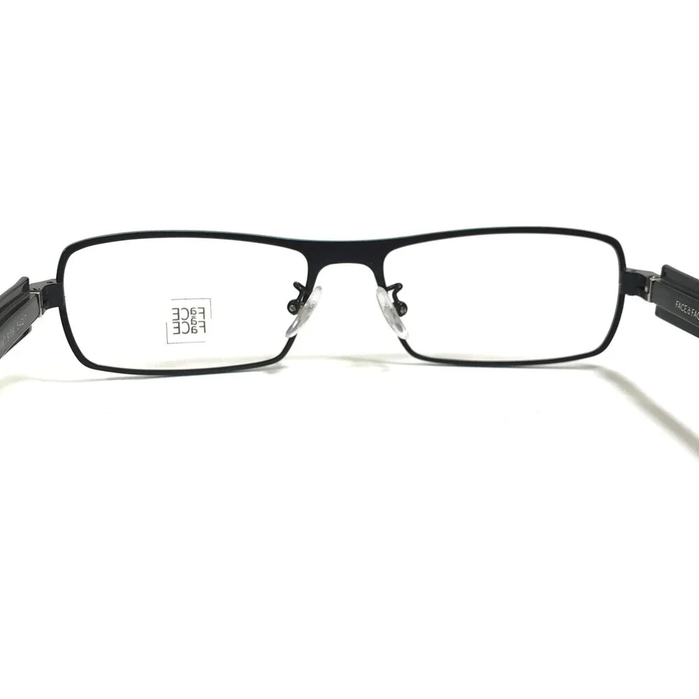 FACE a FACE Eyeglasses Frames DENIM 1 9159 Black Blue Rectangular 54-17-125